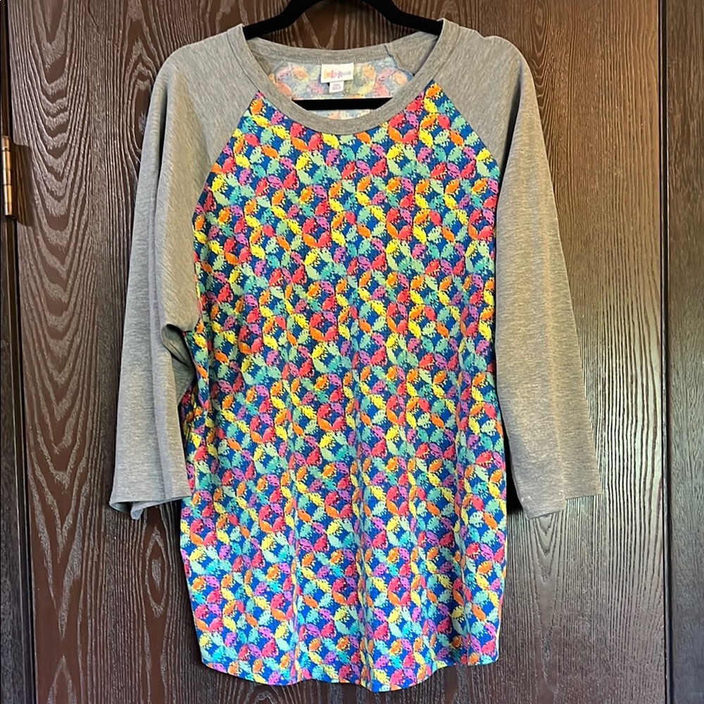 NWOT LuLaRoe Colorful Geometric Pattern Top